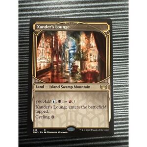 Xander's Lounge Showcase 358 NM Streets of New Capenna SNC Magic MTG Rare Land